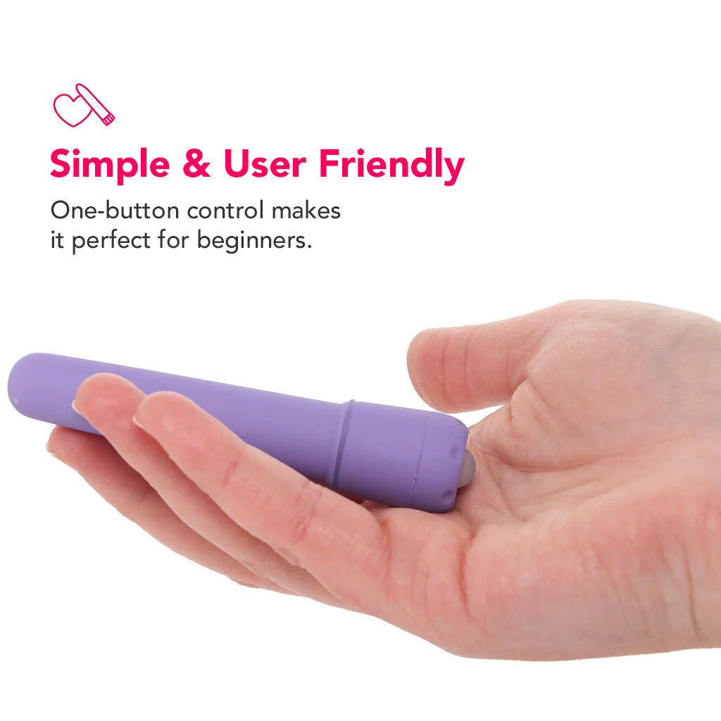 First Time Power Tingler Vibe in Purple Vibrators > Bullet and Egg Vibrators - Tophatter Daily Deals