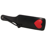 Black Leather Red Heart Paddle Bondage and Fetish > Whips and Crops - Tophatter Daily Deals