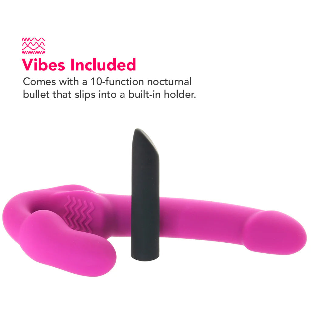 Temptasia Estella Vibrating Strapless Dildo Dildo Sex Toys > Strap-On and Harnesses - Tophatter Daily Deals