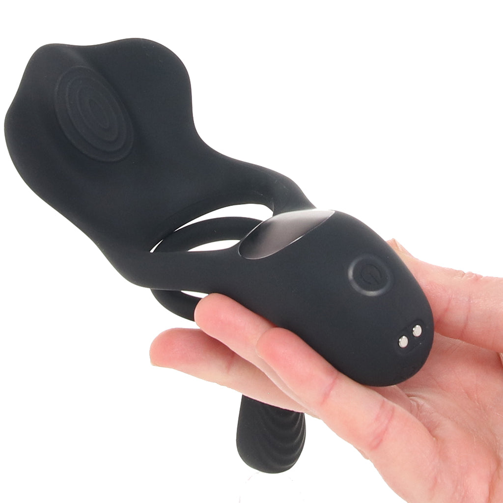 LEVELZ Triple Motor Cock Ring Stimulator Cock Rings - Tophatter Daily Deals