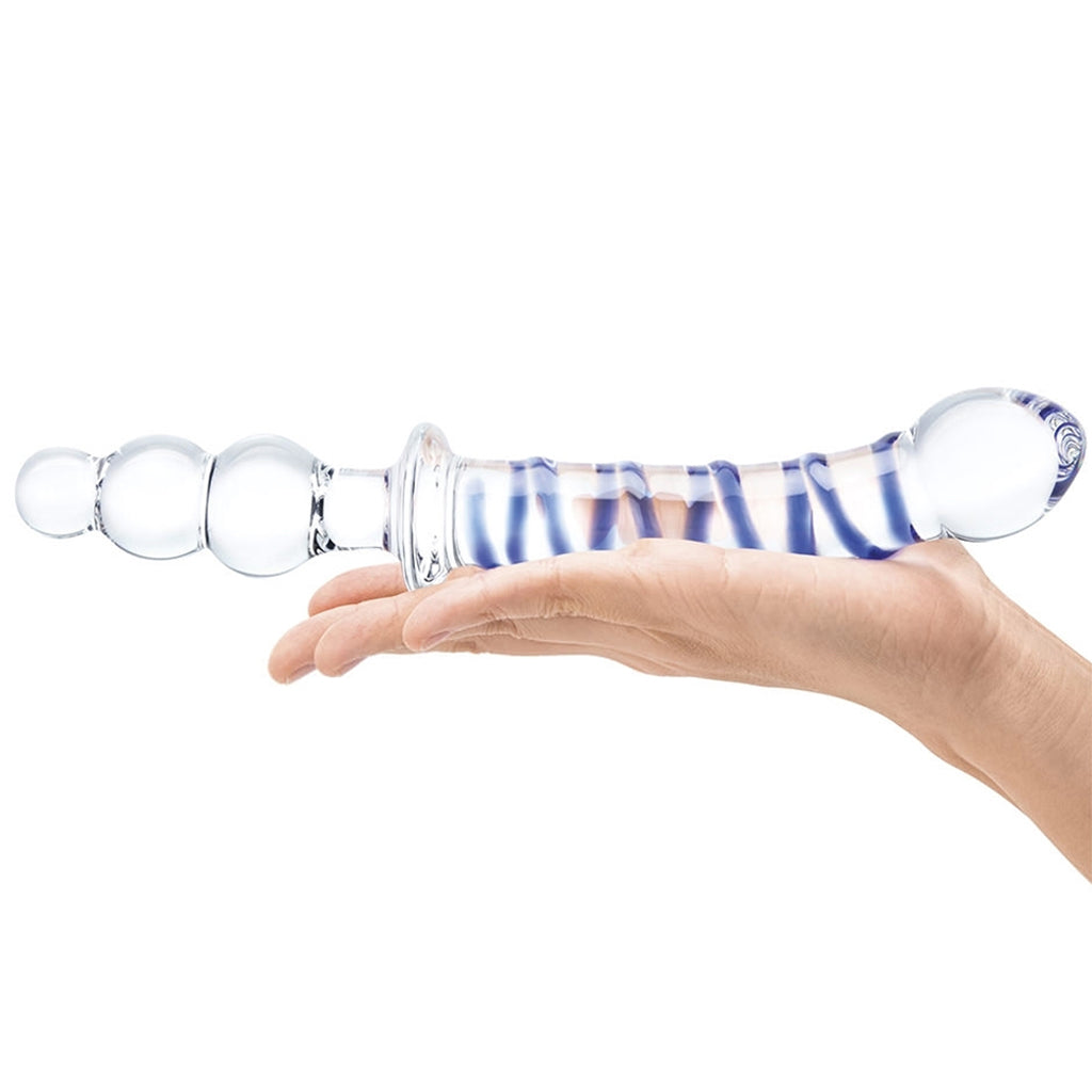 gläs Twister 10 Inch Dual Ended Glass Dildo Dildo Sex Toys > G-Spot Dildos - Tophatter Daily Deals