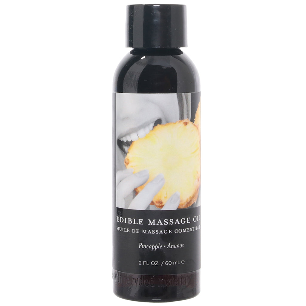 Edible Massage Oil 2oz/60ml in Pineapple Sensual Love > Massage - Tophatter Daily Deals