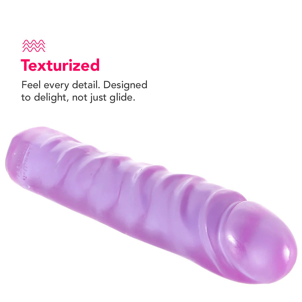 Reflective Gel 7.5 Inch Jr. Dildo in Purple Dildo Sex Toys > Realistic Dildos - Tophatter Daily Deals