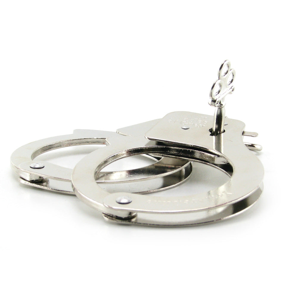 You Are Mine Metal Handcuffs - Tophatter's Adult Products Bondage and Fetish > Wrist and Ankle Cuffs - Tophatter Daily Deals