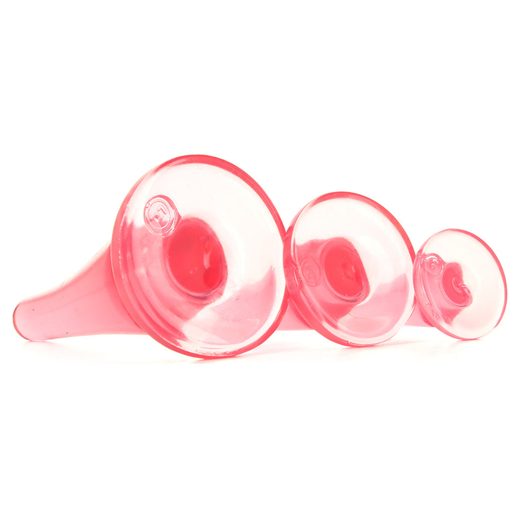 Crystal Jellies Anal Initiation Kit in Pink - Tophatter's Adult Products Anal Sex Toys > Anal Starter Toys - Tophatter Daily Deals