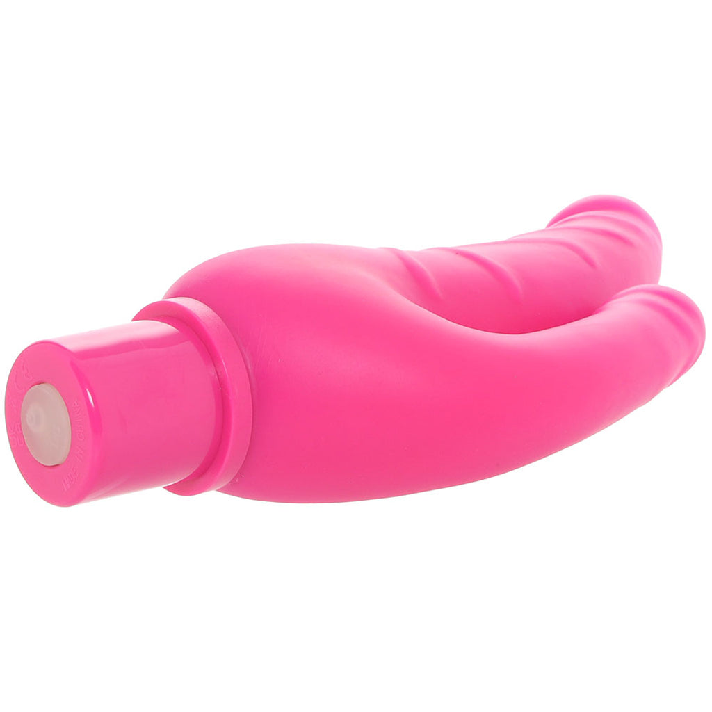 Power Stud Rechargeable Over & Under Vibe in Pink - Tophatter's Vibrator Deals Online Vibrators > Realistic Vibrator Dildos - Tophatter Daily Deals