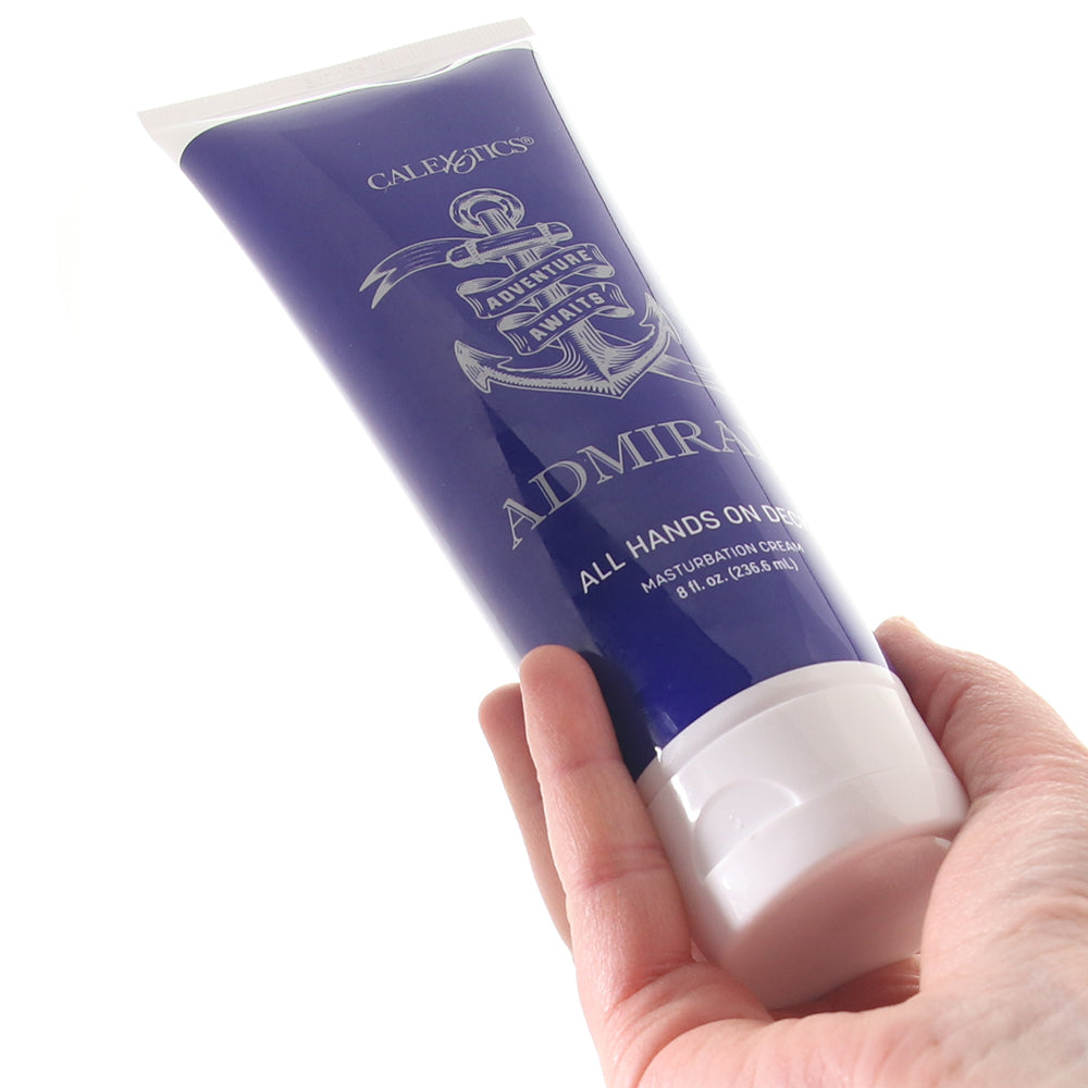 Admiral All Hands On Deck Masturbation Cream in 8oz/236ml - Tophatter's Adult Products Lubes and Lotions > Oil Based Sex Lubes - Tophatter Daily Deals