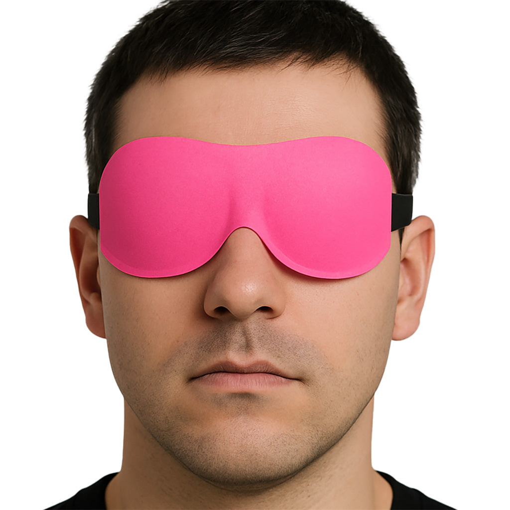 Ouch! 3D Blindfold in Pink Bondage and Fetish > Pleasure Masks and Dress Up Play - Tophatter Daily Deals