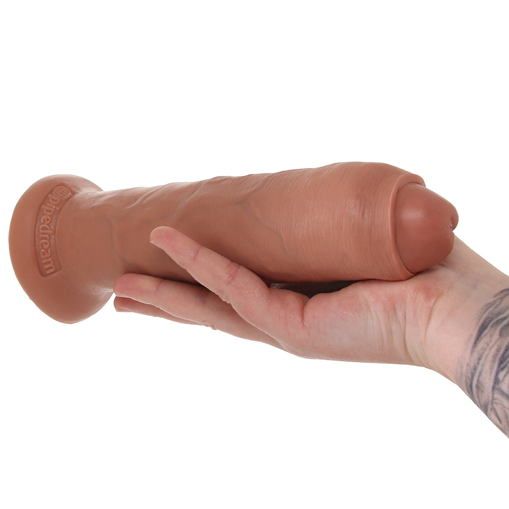 King Cock 7 Inch Slide-Skin Uncut Cock in Caramel Dildo Sex Toys > Realistic Dildos - Tophatter Daily Deals