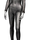 Radiance Crotchless Full Black Body Suit XL Lingerie > Lingerie - Tophatter Daily Deals