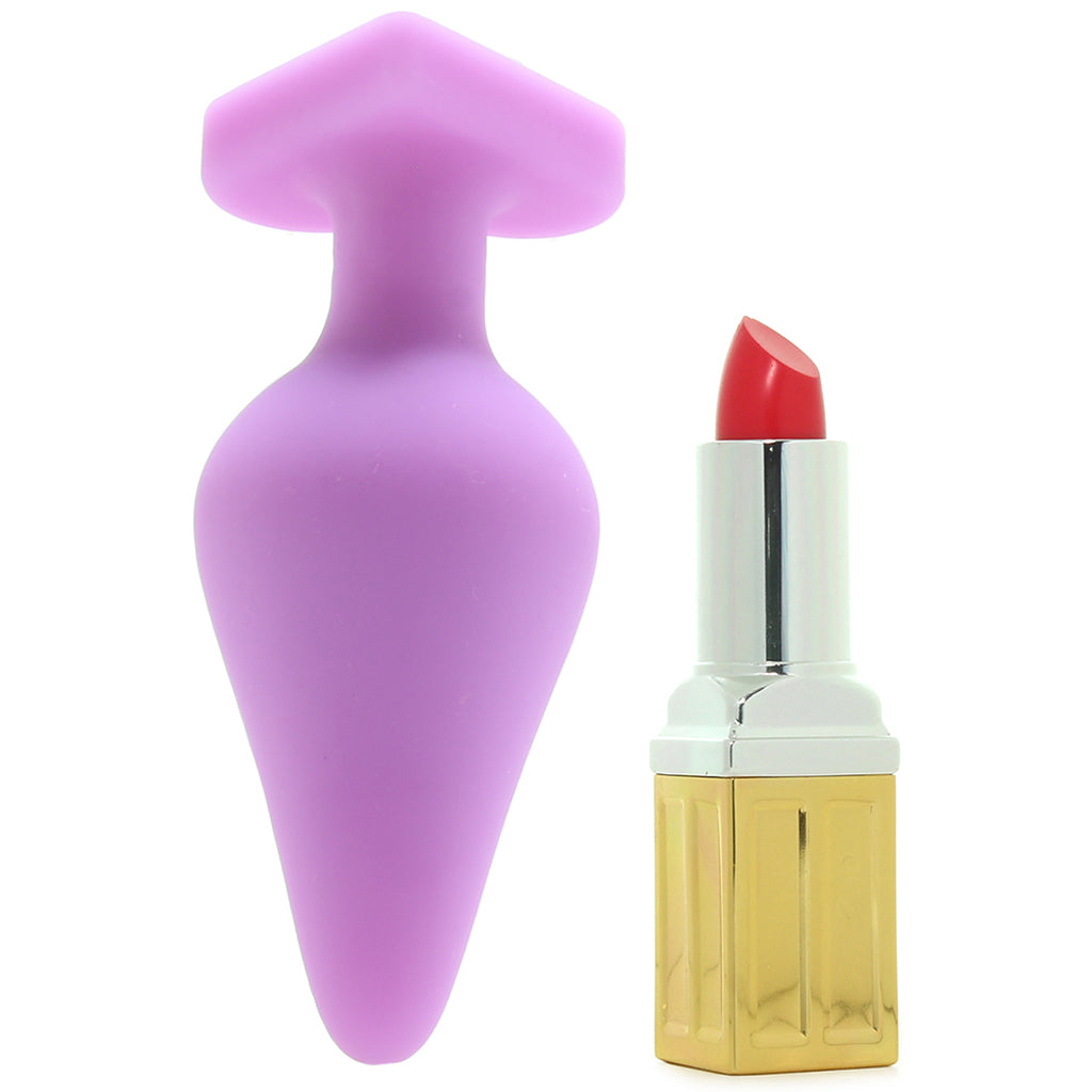 Candy Hearts F**k Me Medium Butt Plug in Purple Anal Sex Toys > Butt Plugs - Tophatter Daily Deals