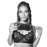 Sex & Mischief Satin Blindfold in Black Bondage and Fetish > Pleasure Masks and Dress Up Play - Tophatter Daily Deals