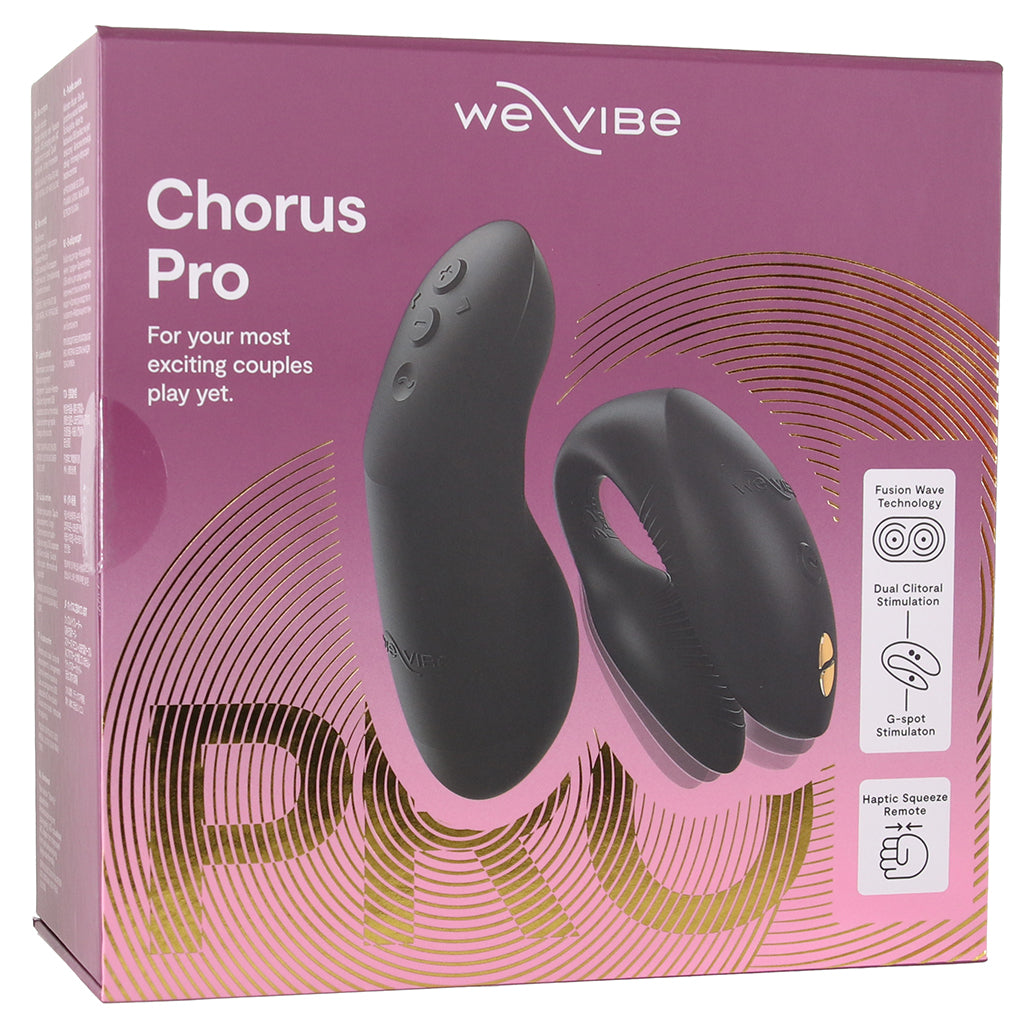 We-Vibe Chorus Pro Couples Vibe in Satin Black - Tophatter's Adult Sex Toys Online Vibrators > G-Spot Vibrators - Tophatter Daily Deals