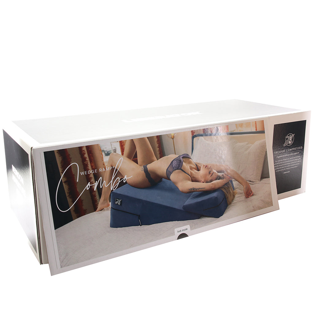 Wedge Ramp Combo in Velvet Blue Sex Furniture > Sex Machine - Tophatter Daily Deals