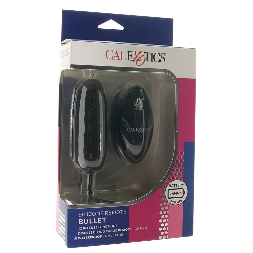 Silicone Remote Bullet Vibe in Black - Tophatter's Vibrator Deals Online Vibrators > Bullet and Egg Vibrators - Tophatter Daily Deals
