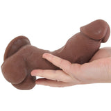 PinkCherry Lucky Dick Real Girthy 8.5 Inch Dildo in Dark Dildo Sex Toys > Realistic Dildos - Tophatter Daily Deals