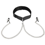 Collar and Nipple Clamps Bondage and Fetish > Nipple Stimulators & Clamps - Tophatter Daily Deals