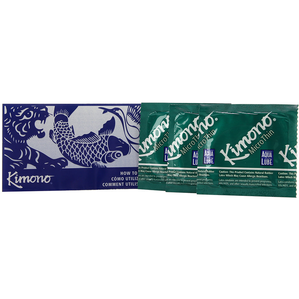 MicroThin Aqua Lube Condoms in 3 Pack Condoms - Tophatter Daily Deals