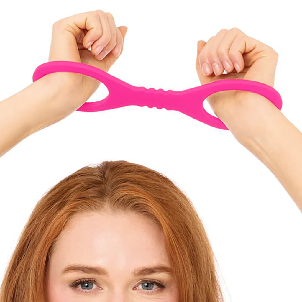 Sex & Mischief Hot Pink Silicone Cuffs in Small Bondage and Fetish > Wrist and Ankle Cuffs - Tophatter Daily Deals