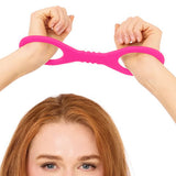 Sex & Mischief Hot Pink Silicone Cuffs in Small Bondage and Fetish > Wrist and Ankle Cuffs - Tophatter Daily Deals