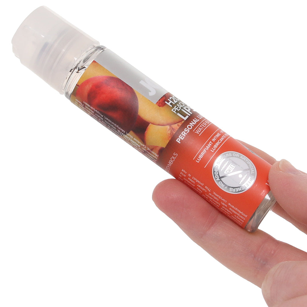 H2O Flavored Lube 1oz/30ml in Peachy Lips - Tophatter's Adult Products Lubes and Lotions > Flavored Sex Lubes - Tophatter Daily Deals