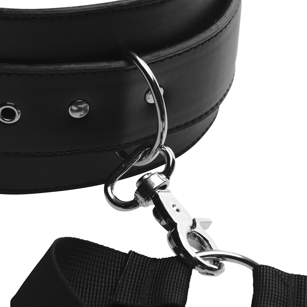 Master Series Acquire Thigh Harness with Cuffs - Tophatter's Adult Products Bondage and Fetish > Wrist and Ankle Cuffs - Tophatter Daily Deals