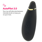 Womanizer Premium 2 Pleasure Air Stimulator in Black Vibrators > Clitoral Stimulators - Tophatter Daily Deals