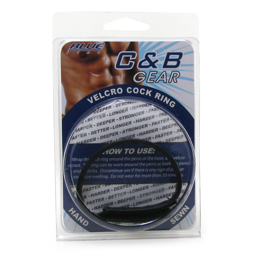 Blue Line Velcro Cock Ring - Tophatter's Adult Sex Toys Online Cock Rings - Tophatter Daily Deals