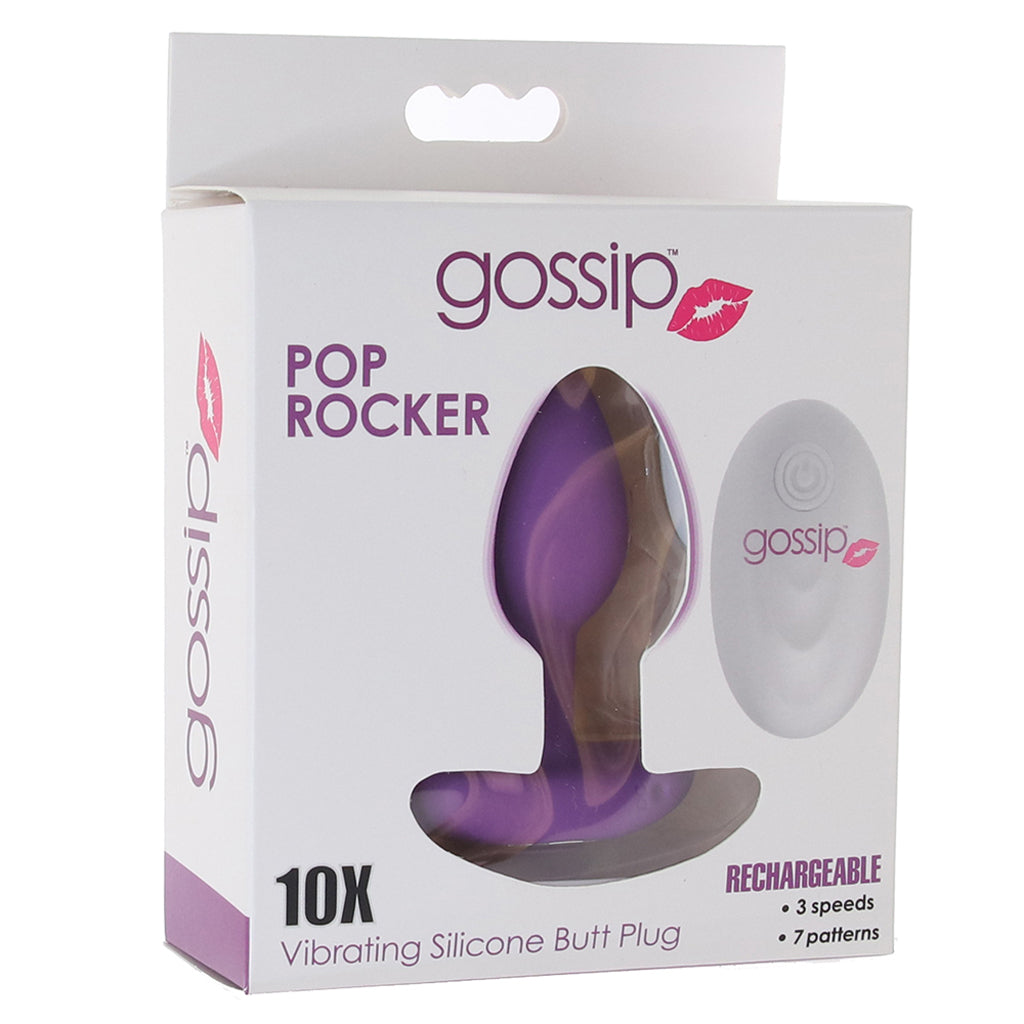 Gossip Pop Rocker Vibrating Butt Plug - Tophatter's Vibrator Deals Online Anal Sex Toys > Butt Plugs - Tophatter Daily Deals