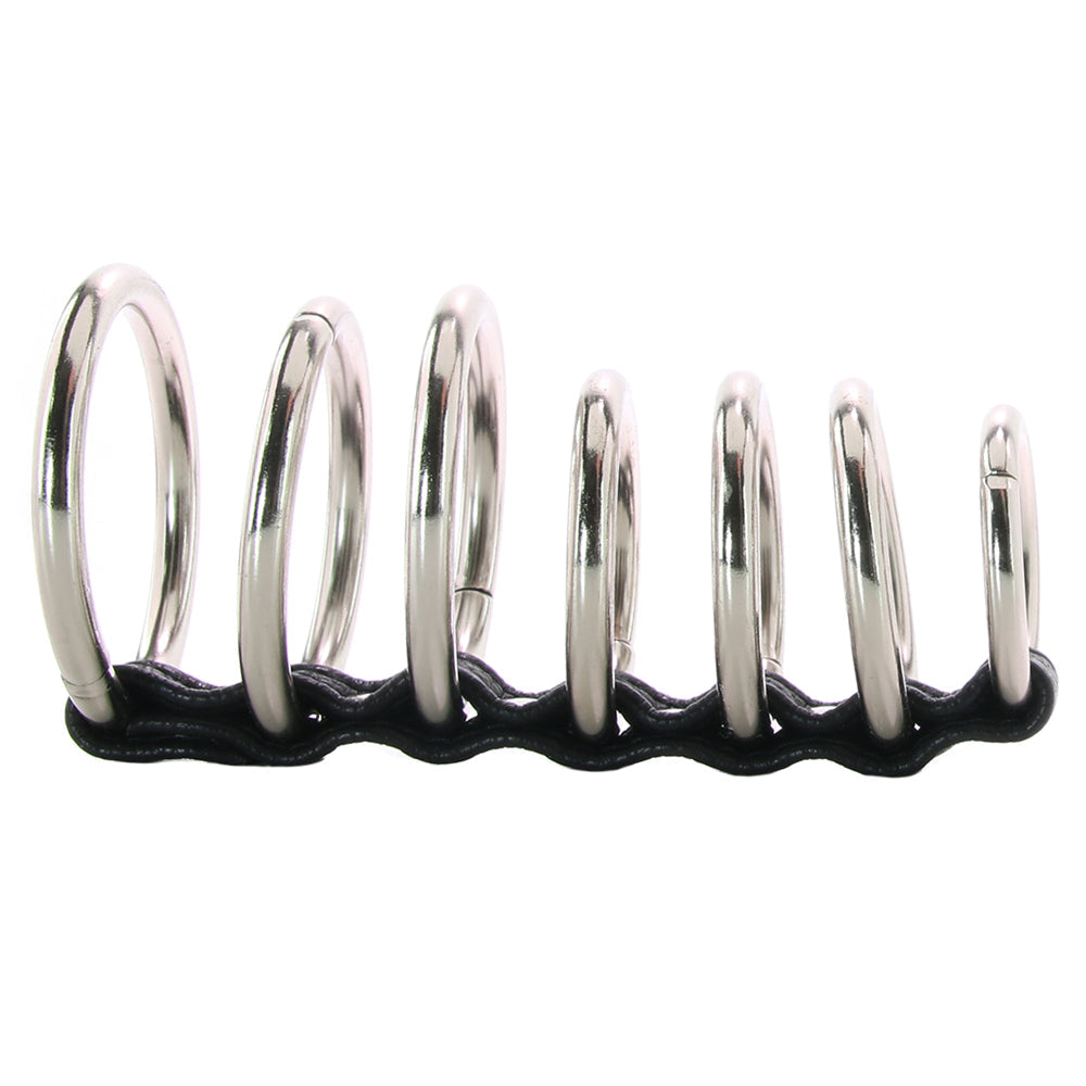 Blue Line 7 Ring Gates of Hell Cock Cage - Tophatter's Adult Sex Toys Online Bondage and Fetish > Tools & Accessories - Tophatter Daily Deals