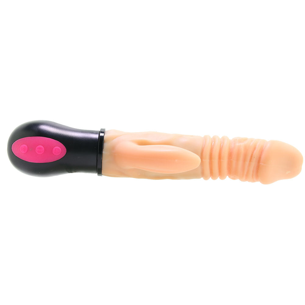 Natural Real Skin Hot Cock Rotating Thruster Vibe in Flesh Vibrators > Rabbit Vibrators - Tophatter Daily Deals
