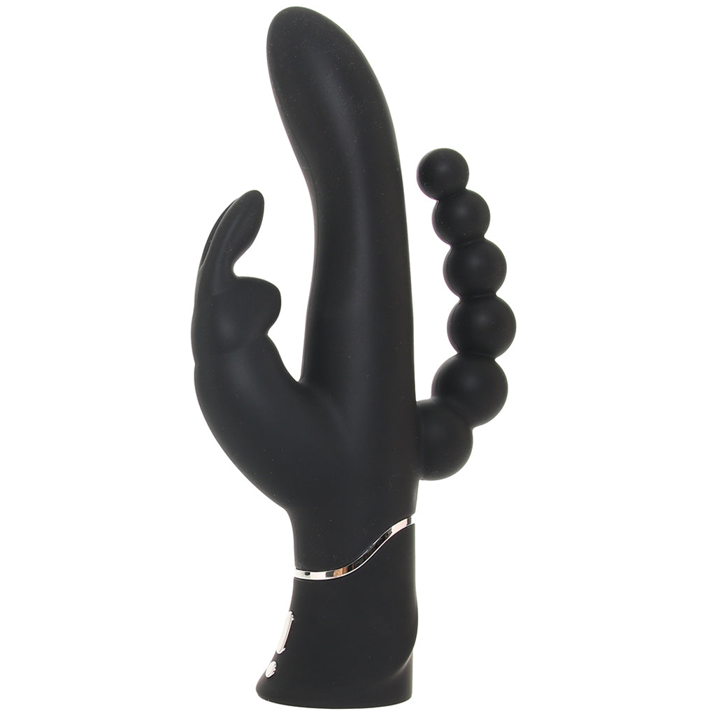 Happy Rabbit Triple Curve Vibe in Black - Tophatter's Vibrator Deals Online Vibrators > Rabbit Vibrators - Tophatter Daily Deals