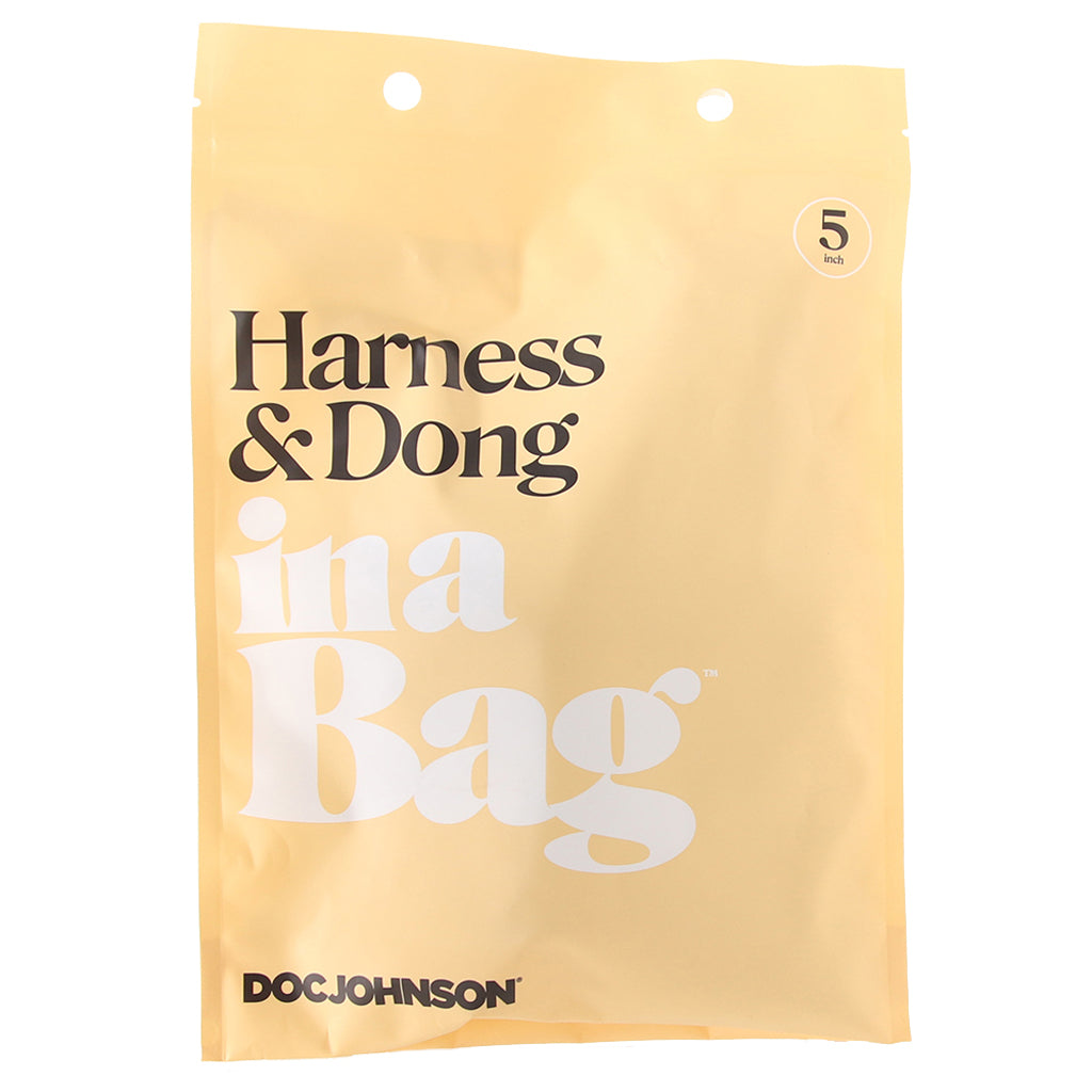 Harness & 5 Inch Dildo In A Bag Dildo Sex Toys > Strap-On and Harnesses - Tophatter Daily Deals