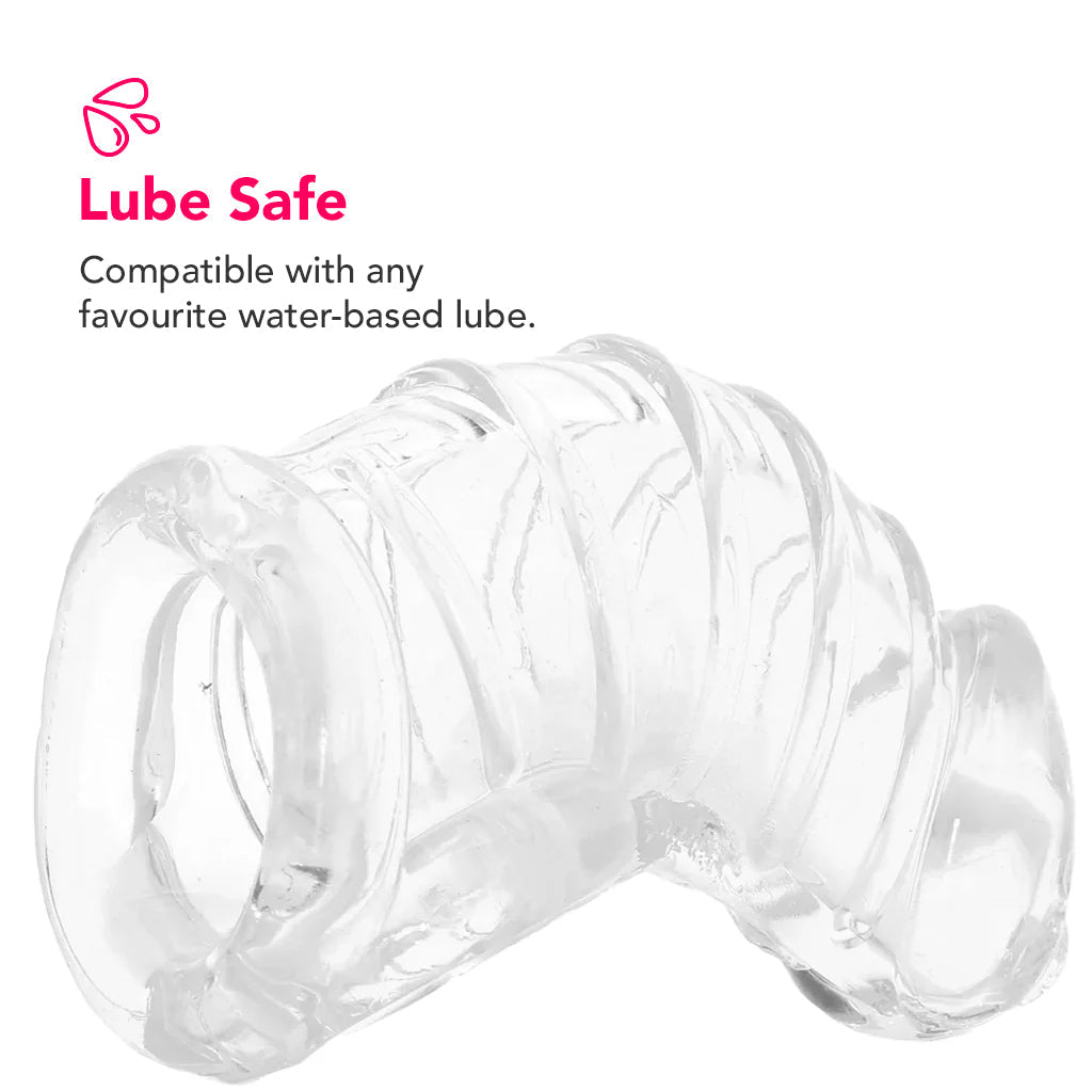 Detained Soft Body Chastity Cage Bondage and Fetish > Cock and Ball Devices - Tophatter Daily Deals