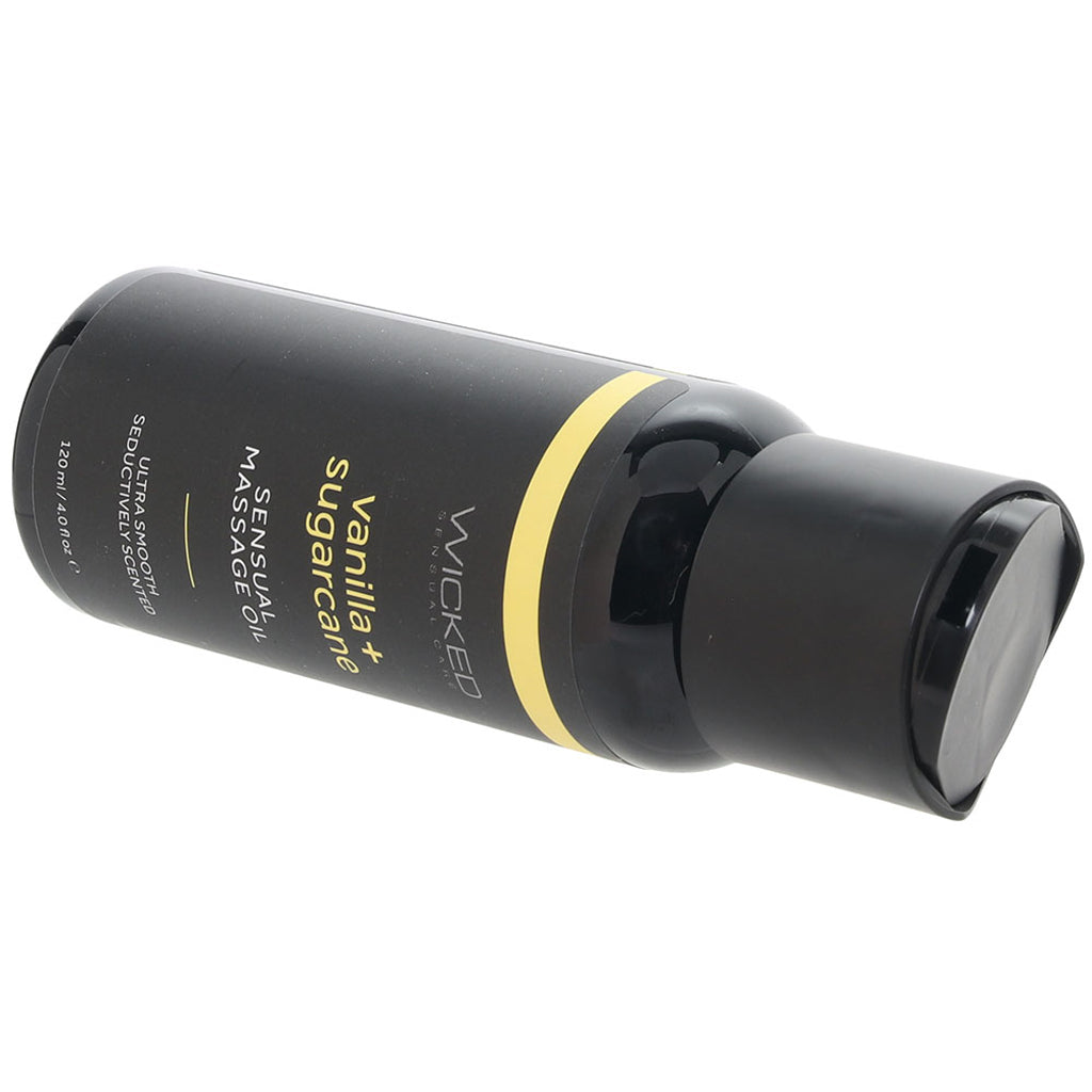 Sensual Massage Oil 4oz/120ml in Vanilla & Sugarcane - Tophatter's Adult Sex Toys Online Lubes and Lotions > Erotic Massage Oils - Tophatter Daily Deals