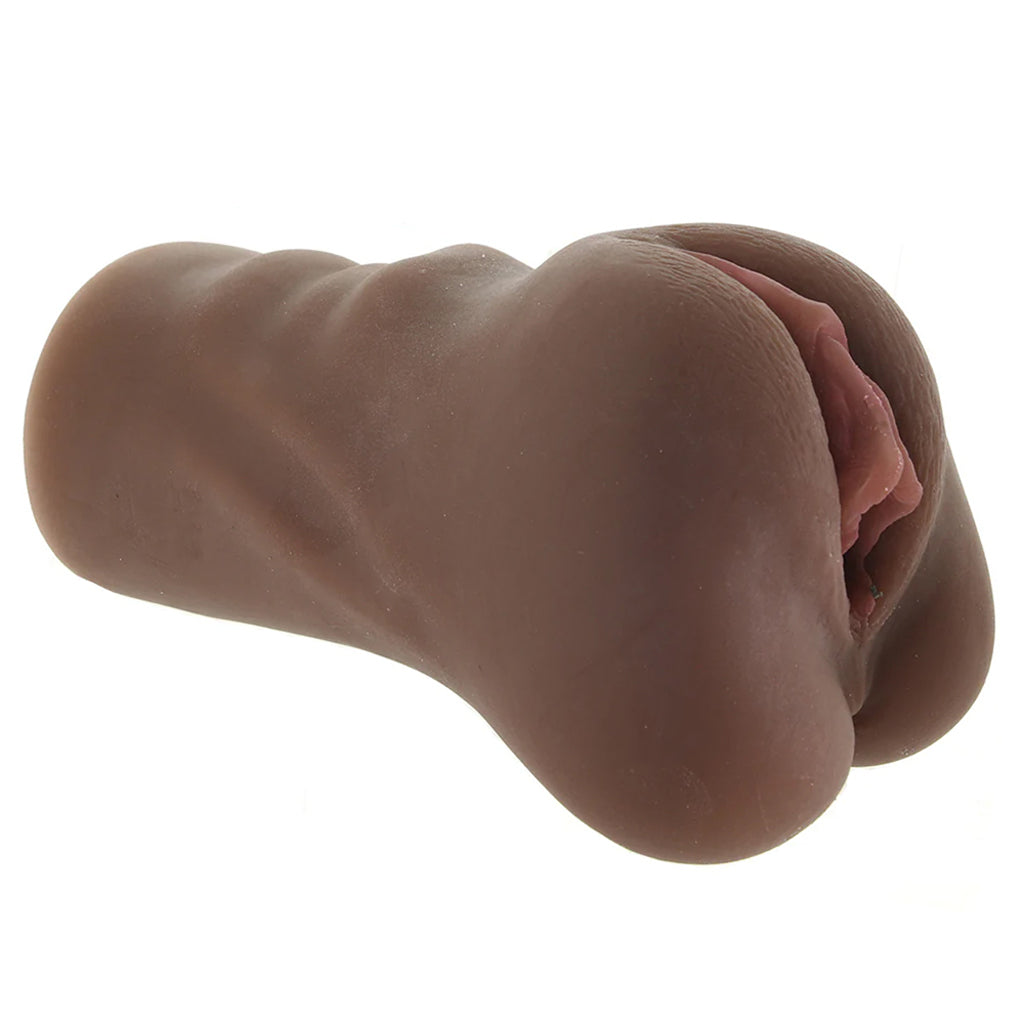 Stroke It Anatomical Pussy Stroker in Brown Male Masturbators > Pocket Strokers - Tophatter Daily Deals