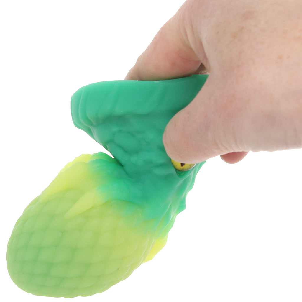 Creature Cocks Eye of the Dragon Silicone Plug in Green - Tophatter's Adult Sex Toys Online Anal Sex Toys > Butt Plugs - Tophatter Daily Deals
