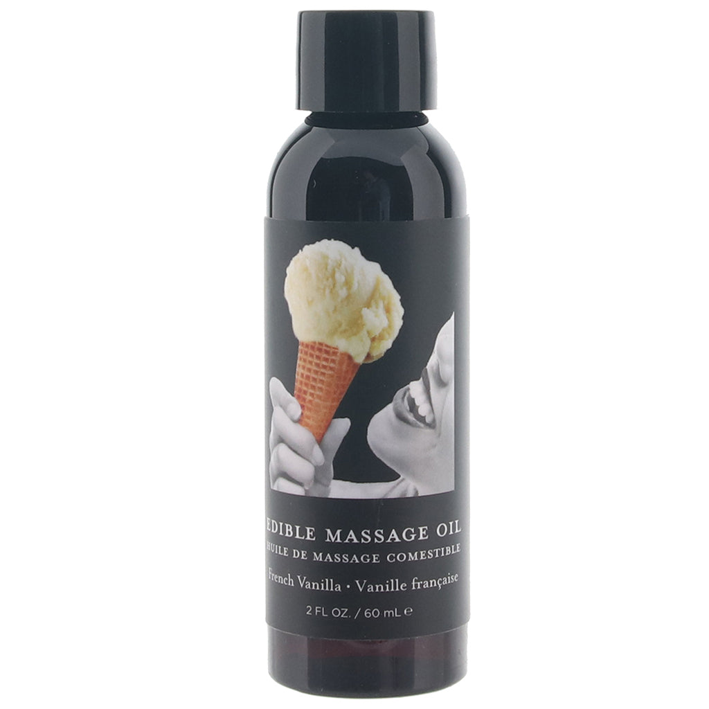 Edible Massage Oil 2oz/60ml in Vanilla - Tophatter's Adult Products Sensual Love > Massage - Tophatter Daily Deals