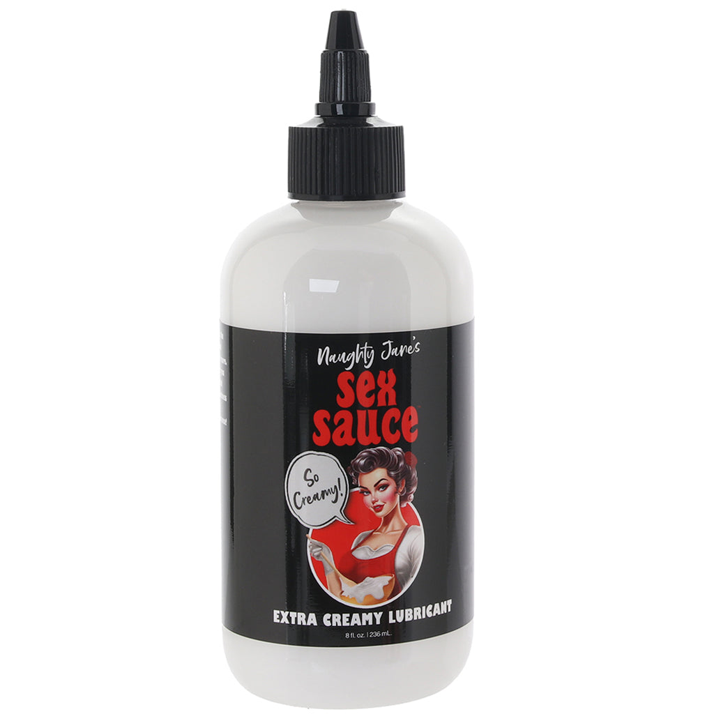 Naughty Jane's Sex Sauce Extra Creamy Lubricant in 8oz/236m - Tophatter's Adult Products Lubes and Lotions > Water Based Sex Lubes - Tophatter Daily Deals