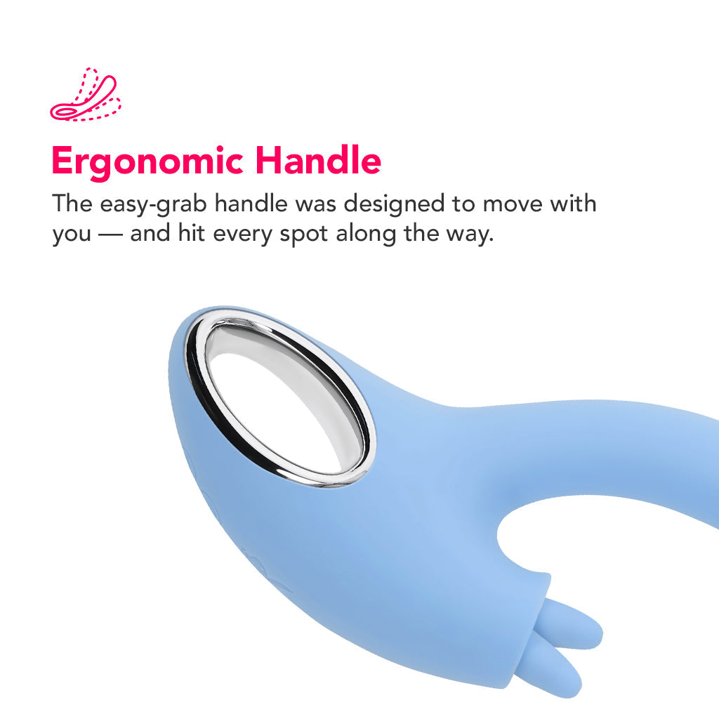 Playboy Sapphire Sky Rabbit Vibe - Tophatter's Adult Sex Toys Online Vibrators > Rabbit Vibrators - Tophatter Daily Deals