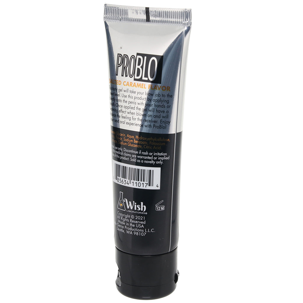 Pro Blo Flavored Oral Gel 1.5oz/44ml in Salted Caramel - Tophatter's Adult Sex Toys Online Lubes and Lotions > Flavored Sex Lubes - Tophatter Daily Deals