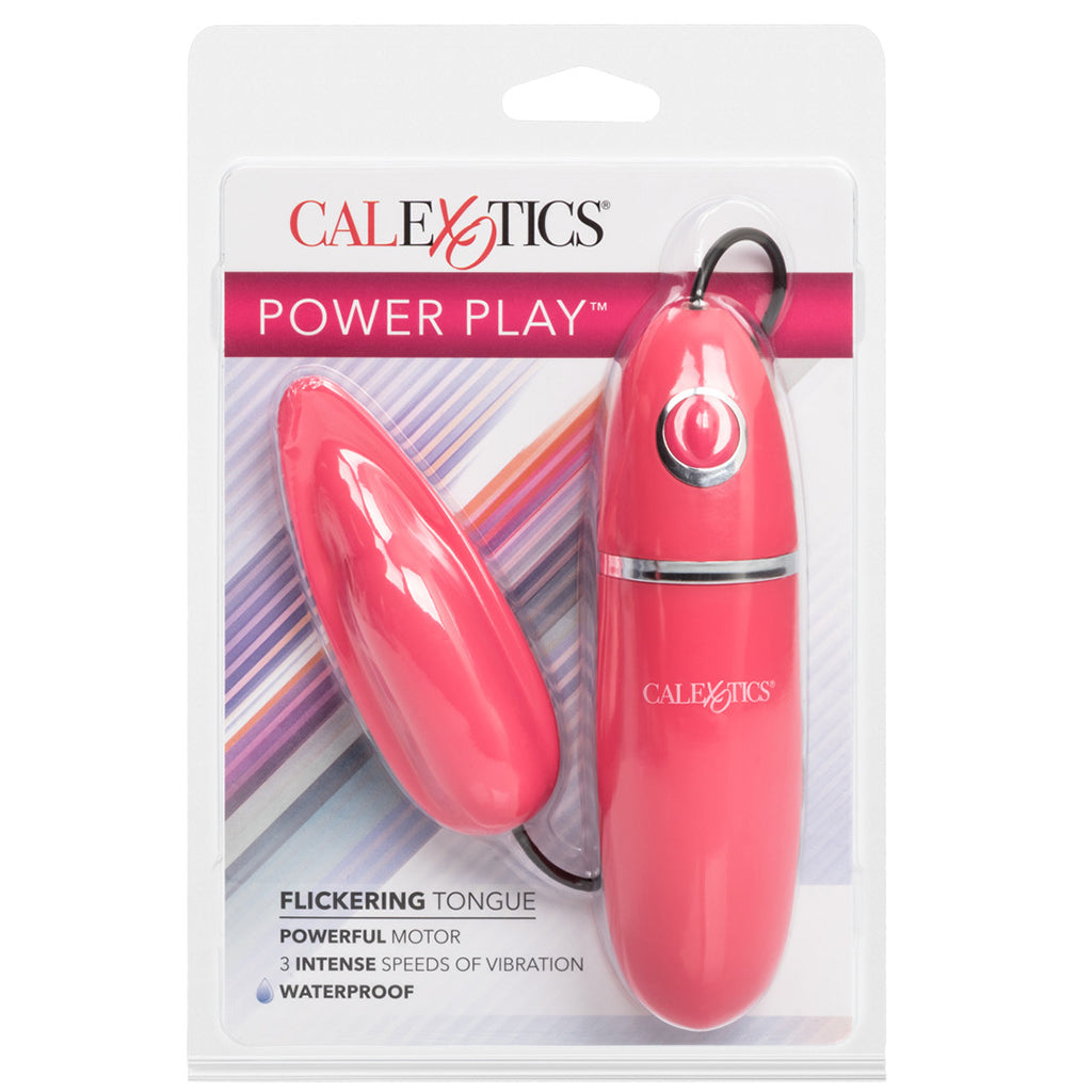 Power Play Flickering Tongue Vibe in Pink Vibrators > Clitoral Stimulators - Tophatter Daily Deals
