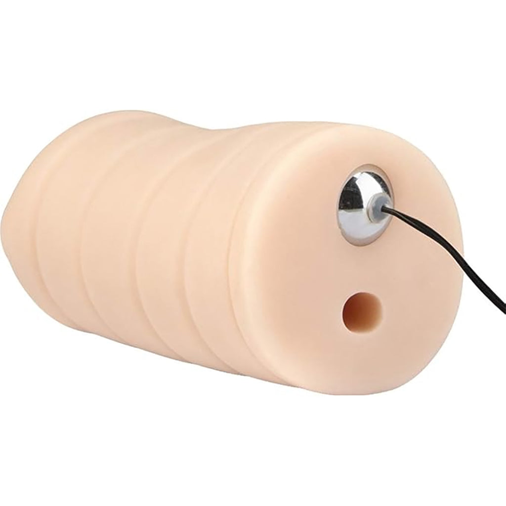 Barely Legal Vibrating Blow Job Stroker in Flesh - Tophatter's Adult Sex Toys Online Male Masturbators > Vibrating - Tophatter Daily Deals