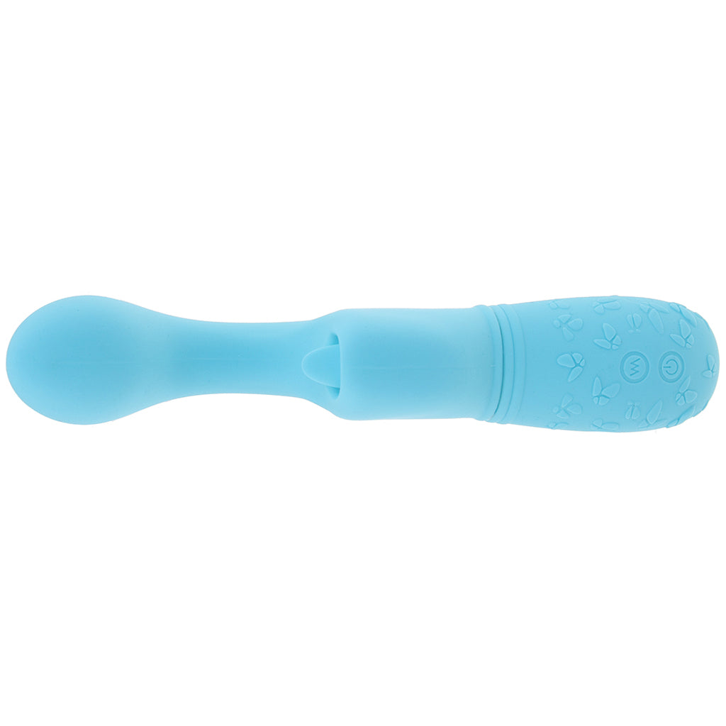 Rechargeable Butterfly Kiss Flicker Vibrator in Blue Vibrators > G-Spot Vibrators - Tophatter Daily Deals
