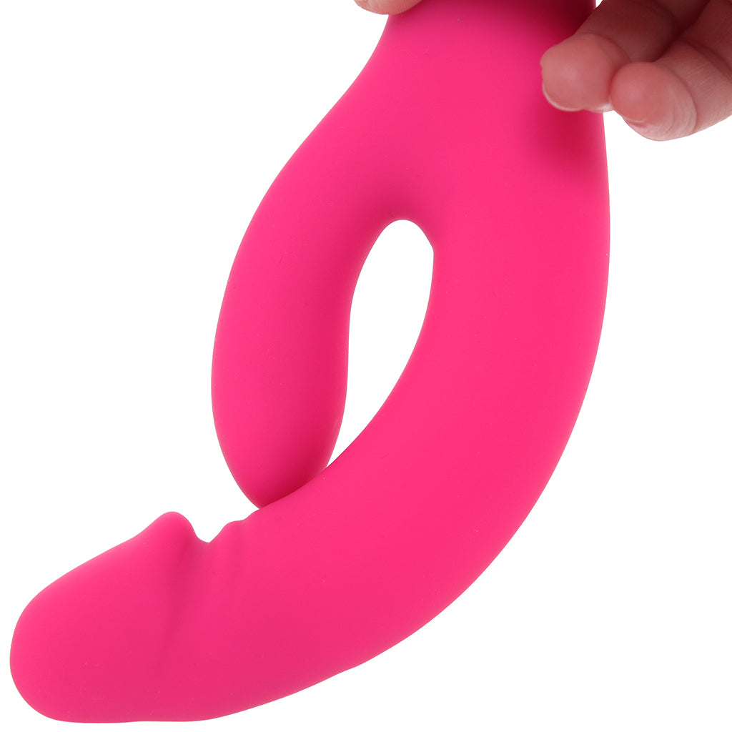 PinkCherry Realistic Slim Rabbit Vibe in Pink - Tophatter's Adult Sex Toys Online Vibrators > Rabbit Vibrators - Tophatter Daily Deals