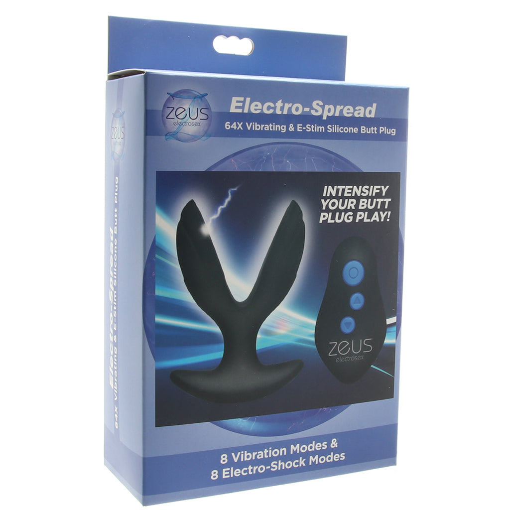 Zeus Electro-Spread Vibrating E-Stim Butt Plug Anal Sex Toys > Butt Plugs - Tophatter Daily Deals