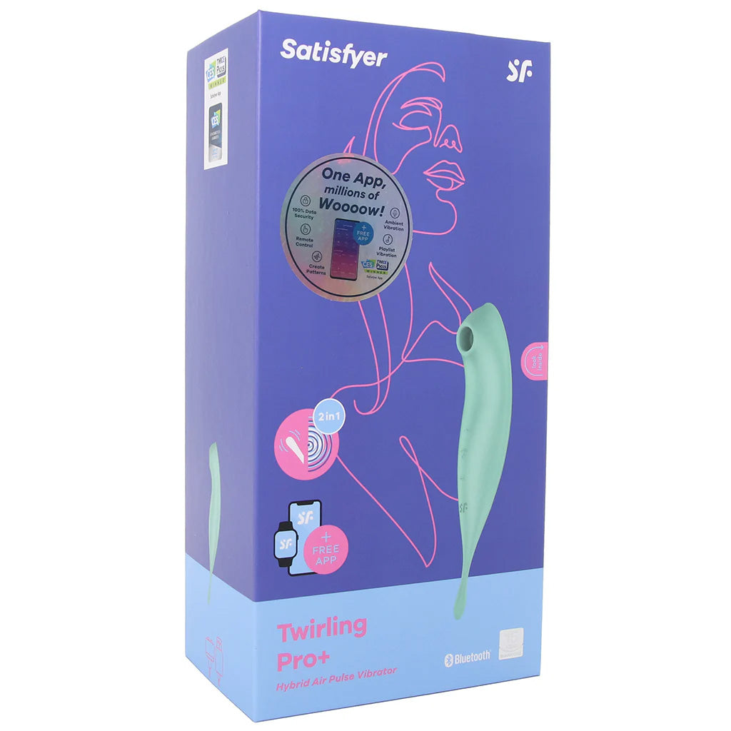 Satisfyer Twirling Pro + Air Pulse Vibe Vibrators > Clitoral Stimulators - Tophatter Daily Deals