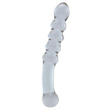 gläs Purple Rain Ribbed Glass Dildo Dildo Sex Toys > Pyrex Glass Dildos - Tophatter Daily Deals