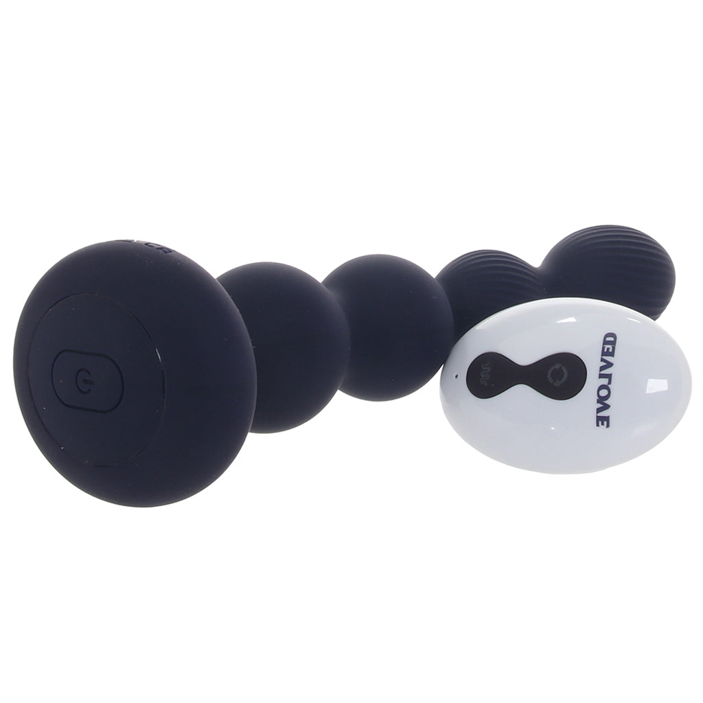 Pleasure Orbit Rotating Beaded Anal Vibe Anal Sex Toys > Anal Vibrators - Tophatter Daily Deals