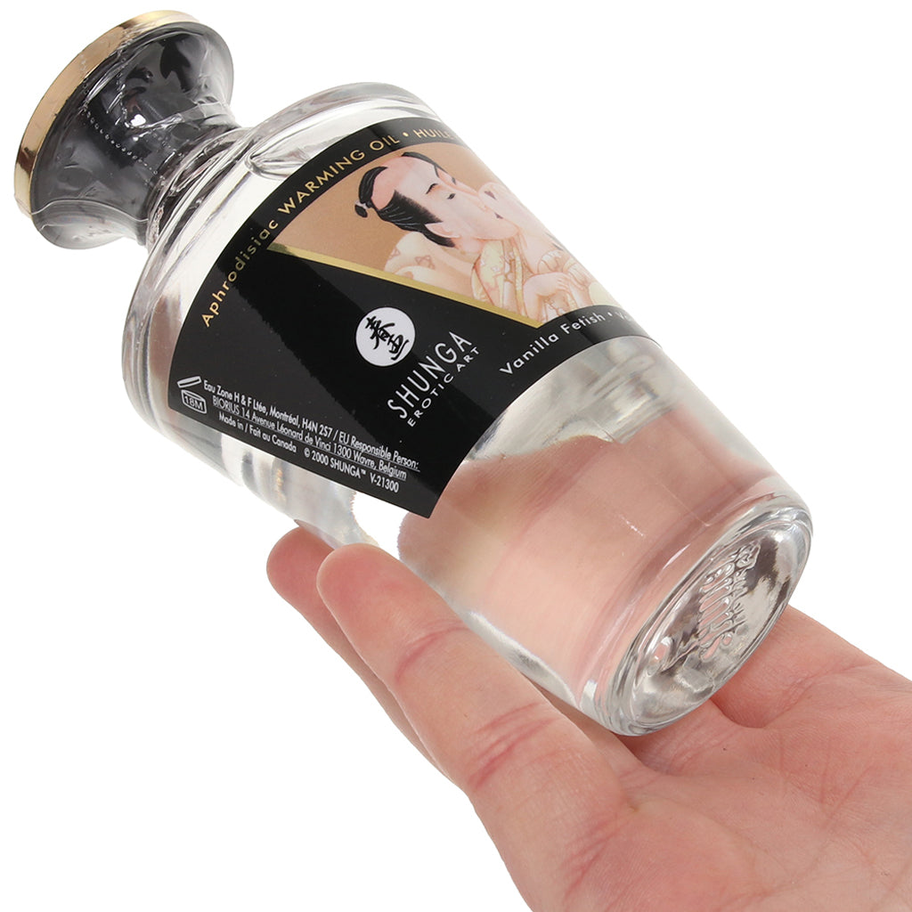 Aphrodisiac Warming Oil 3.5oz/100ml in Vanilla Fetish Sensual Love > Massage - Tophatter Daily Deals